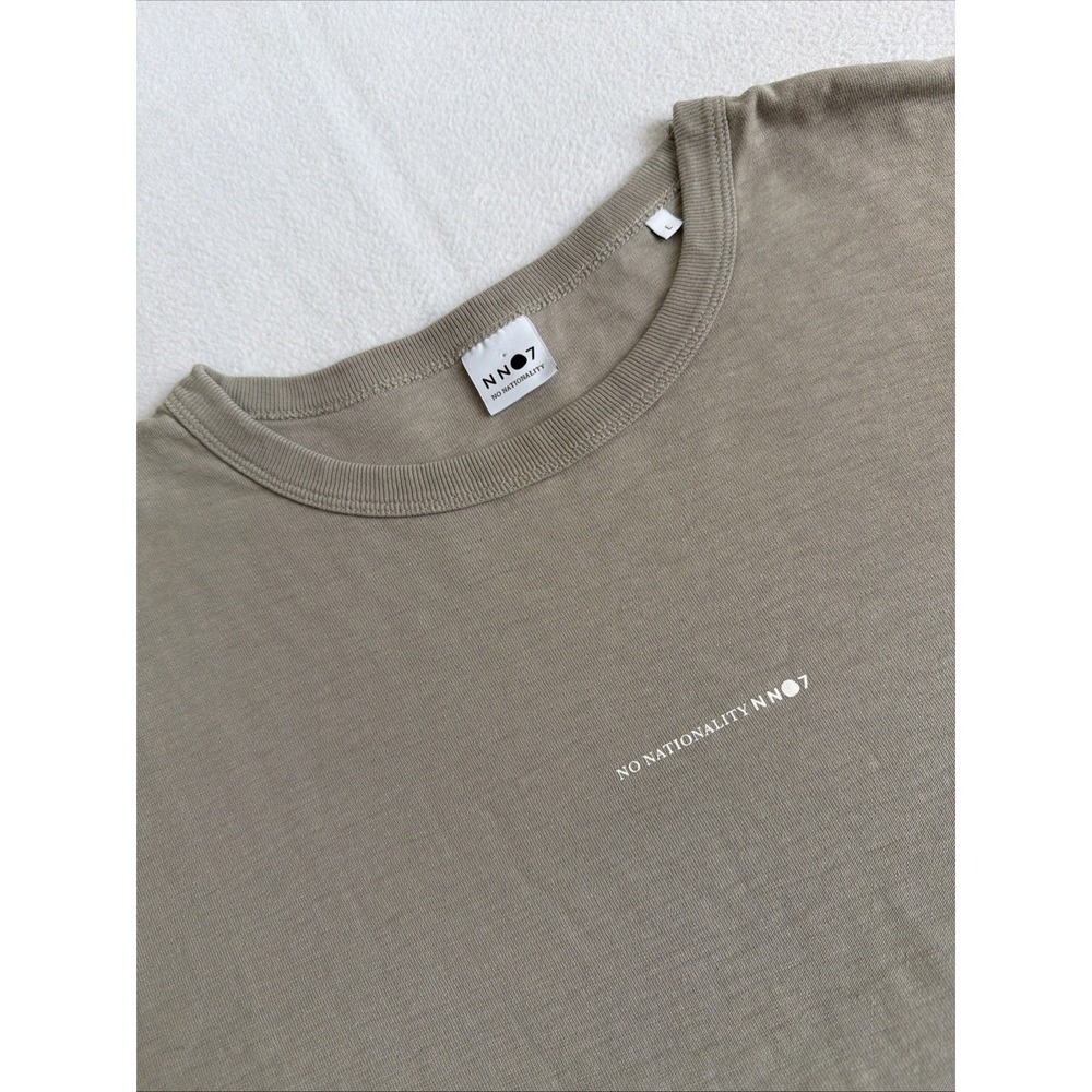NN07 No Nationality Jerome Sweat 3470 Crewneck Mens Large Beige Pullover